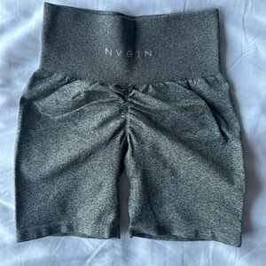 Nvgtn scrunch seamless shorts in Khaki green